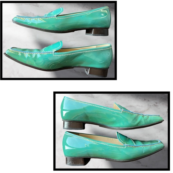 Prada Calzature Donna Patent Loafers in Voyage Color - Picture 10 of 13